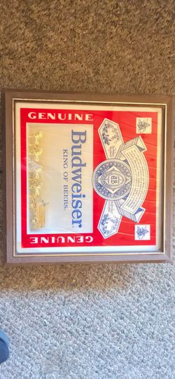 Old school Budweiser light up sign