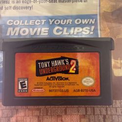 Tony Hawk's Underground 2 (Nintendo Game Boy Advance) GBA Cart Only Authentic