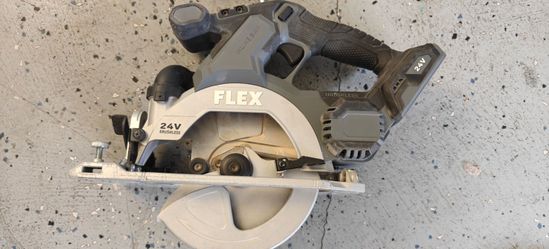 Flex 24v 6 1/2 circular saw $60 precio firme