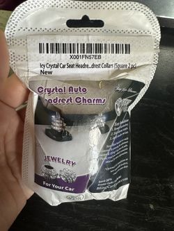 Crystal Auto Headrest Charms Car Decor