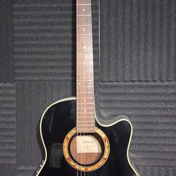 Ibanez acoustic guitar-black