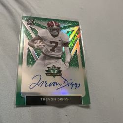 “ PRICE DROP “  Trevon Diggs Auto # 68/75 Rookie