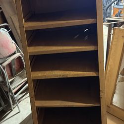 Rolling metal cart with shelves , storage