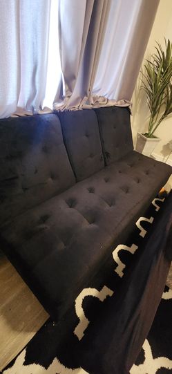 Sofa bed with drink holder