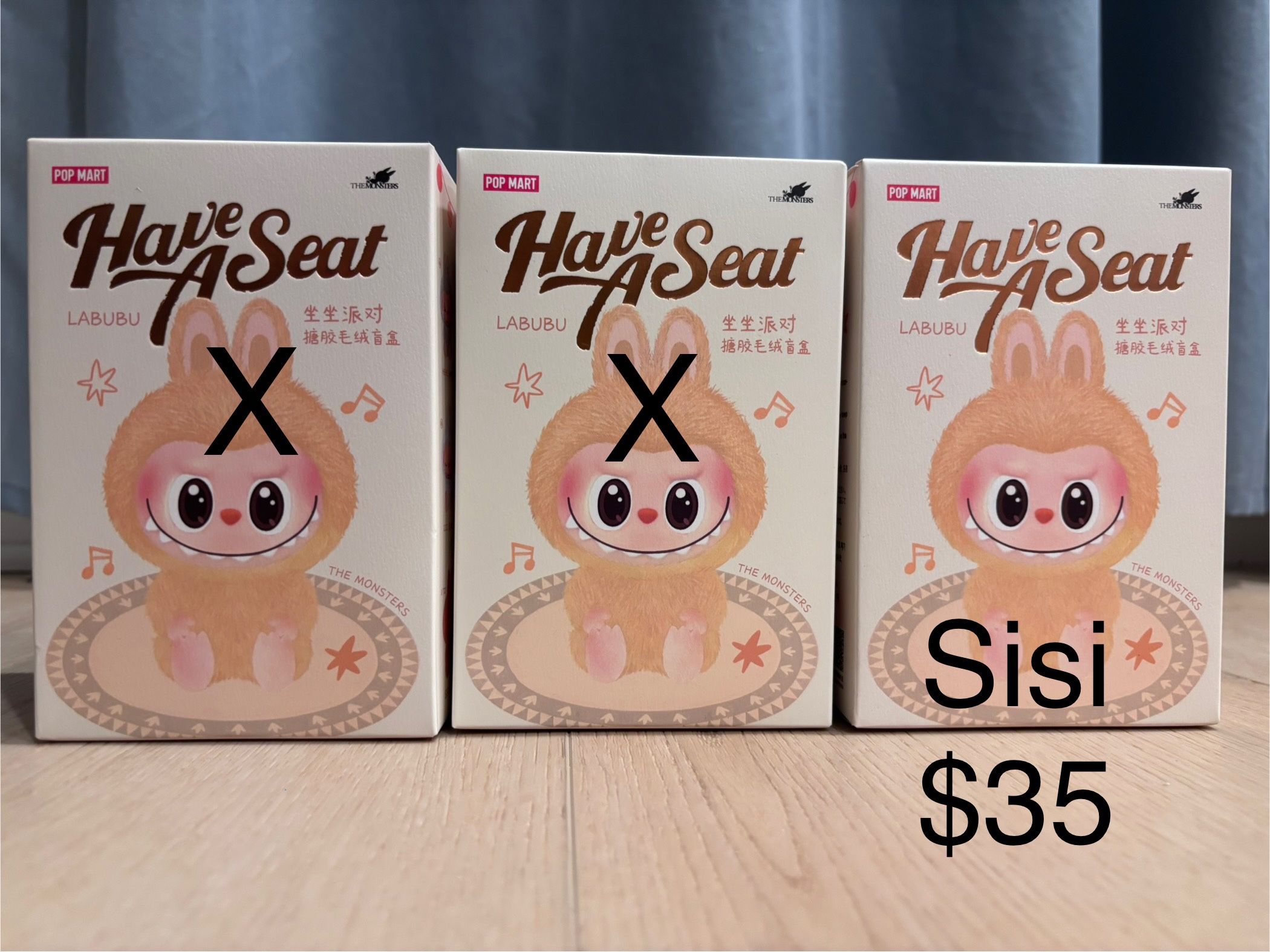 THE MONSTERS - Have a Seat Vinyl Plush Blind Box