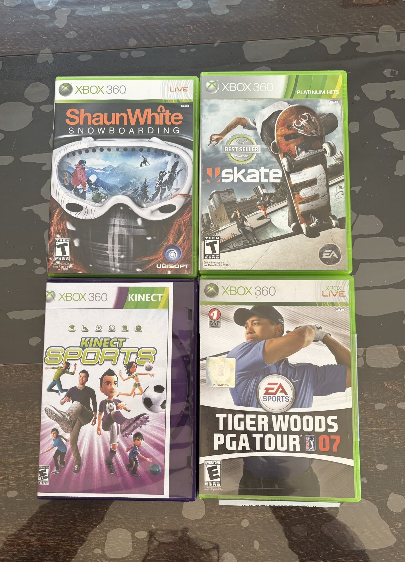4 Xbox 360 Sport Games