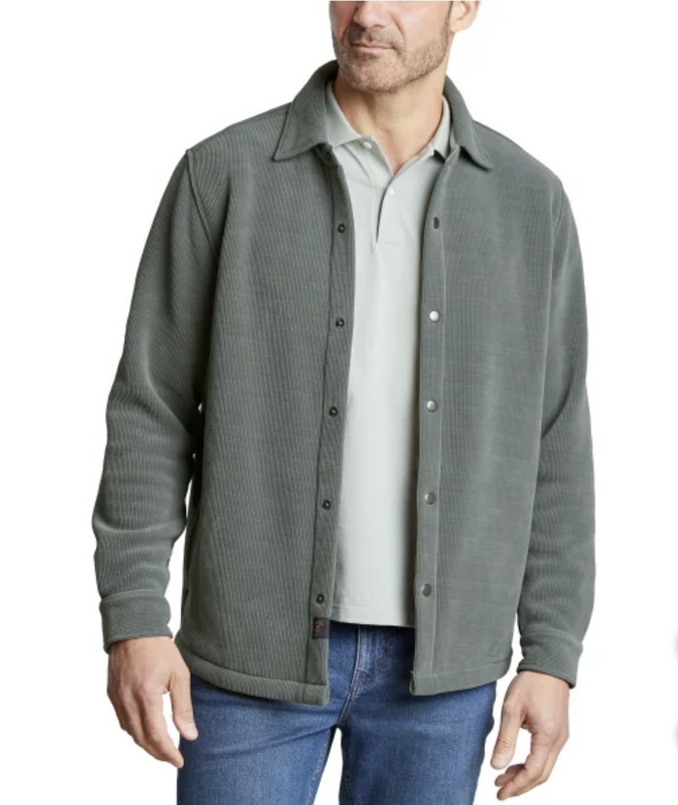 NWT Copper&Oak men’s premium shirt jacket grey Size M