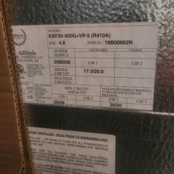 2.5 TON AIRHANDLER W/HEAT STRIPS  