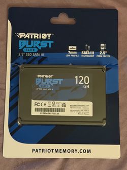 Patriot Burst Elite 120GB 2.5" SATA III Internal SSD