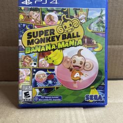PlayStation 4 Game PS4 Super Monkey Ball Banana Mania 