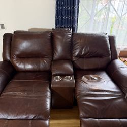 Leather Double Recliner
