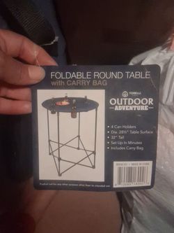 Small cooler and table
