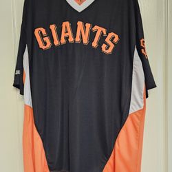 Stitches Sf San Francisco Giants Pullover X-large Jersey