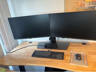 Office Desk, Monitor, Keyboard, Everything Included