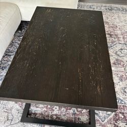3 Dark Brown Living Room Tables / End Table