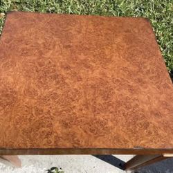 2 Faux Burl / Fir Side, End Table