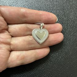 925 Sterling Silver Heart Pendant 