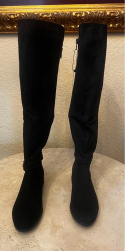 New Style & Co Black Over-the-Knee Boots – Women’s Size 7