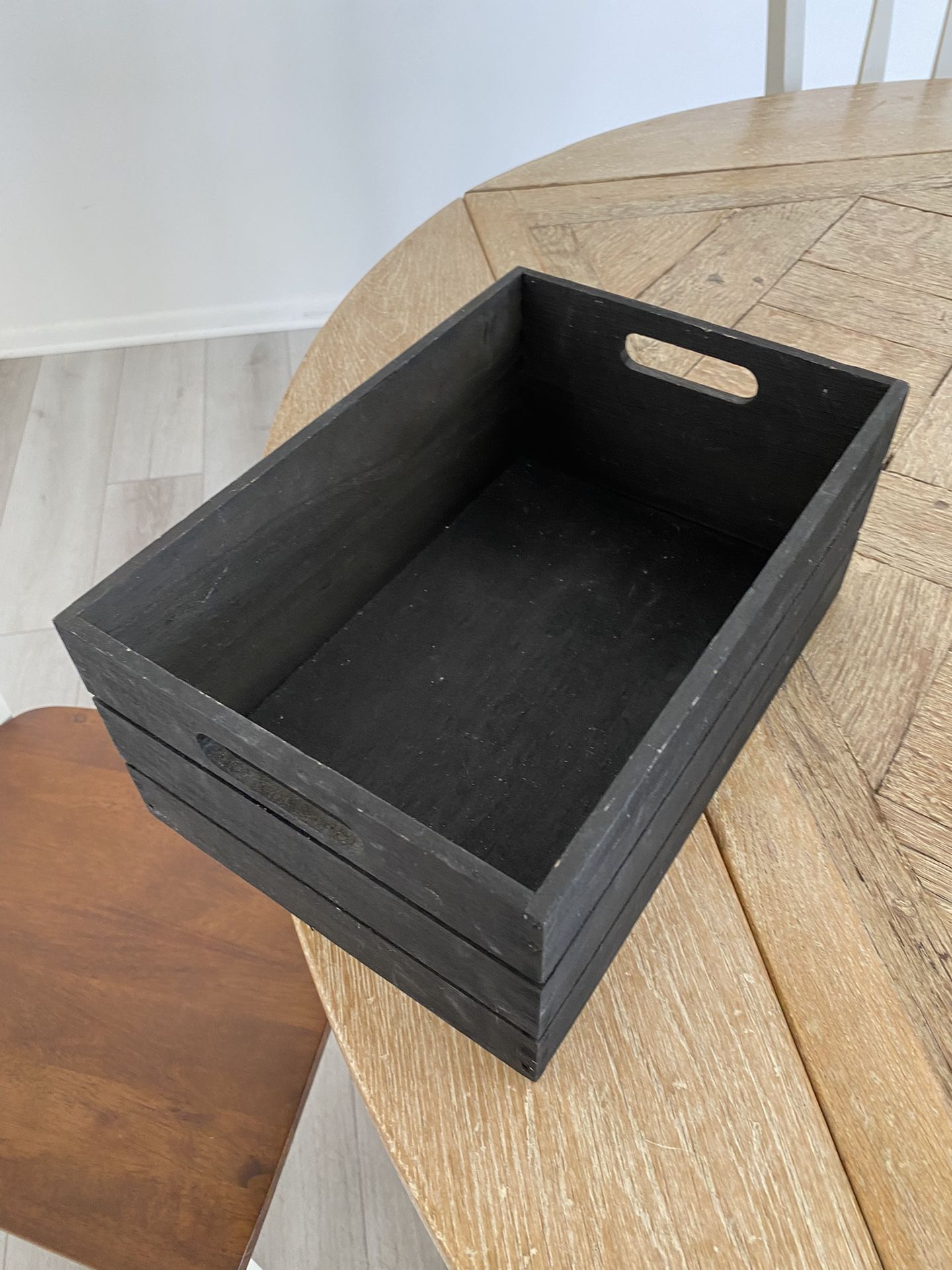 small black crate
