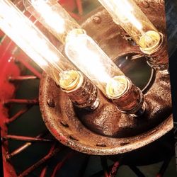 1930s Ford Model A Wire Wheel Lamps, Built From Original Parts