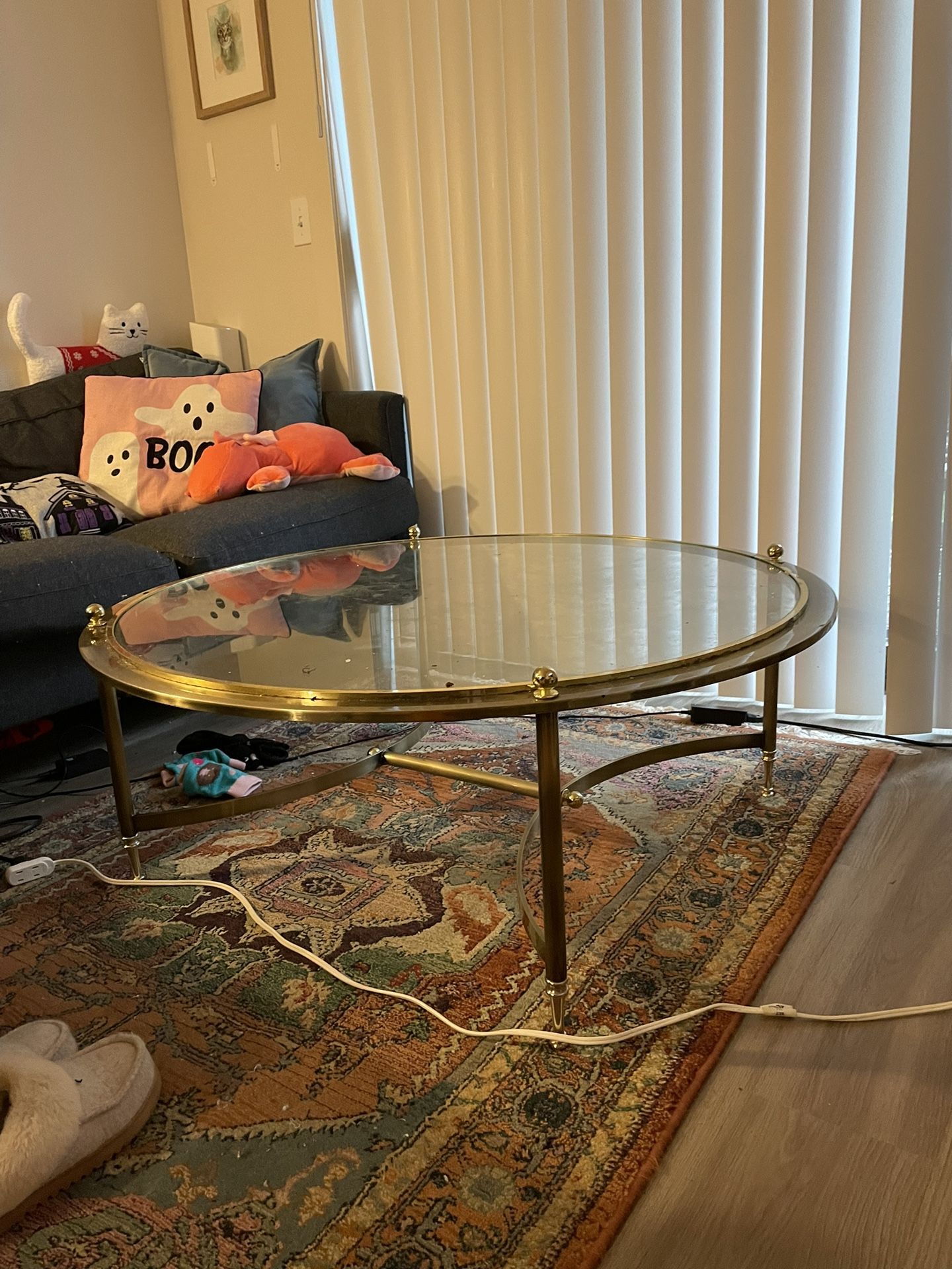 Round Glass Coffee Table