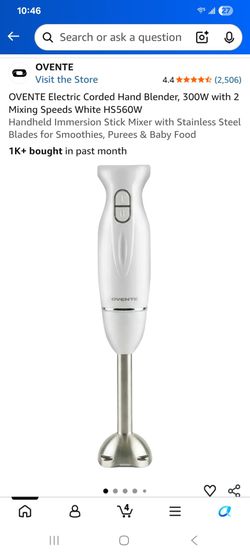 Brand New OVENTE hand blender mixer