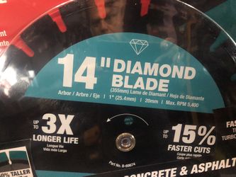 14” MAKITA Dimond Blade/Cement