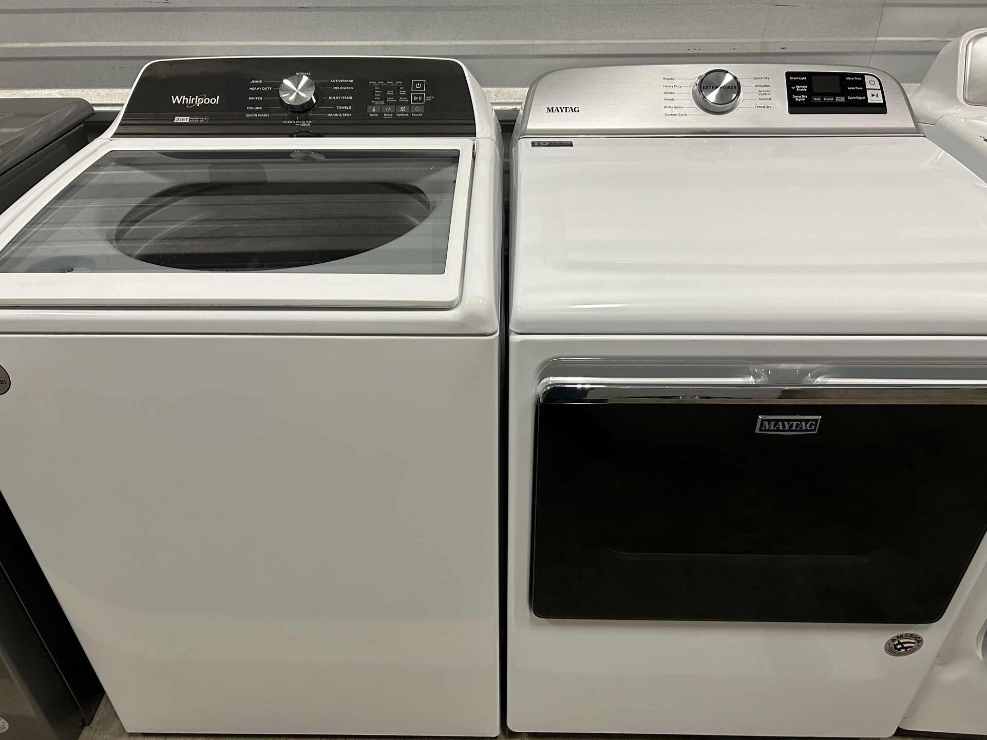 Whirlpool Washer 2in1/ Maytag Dryer Delivery Available For A Fee 