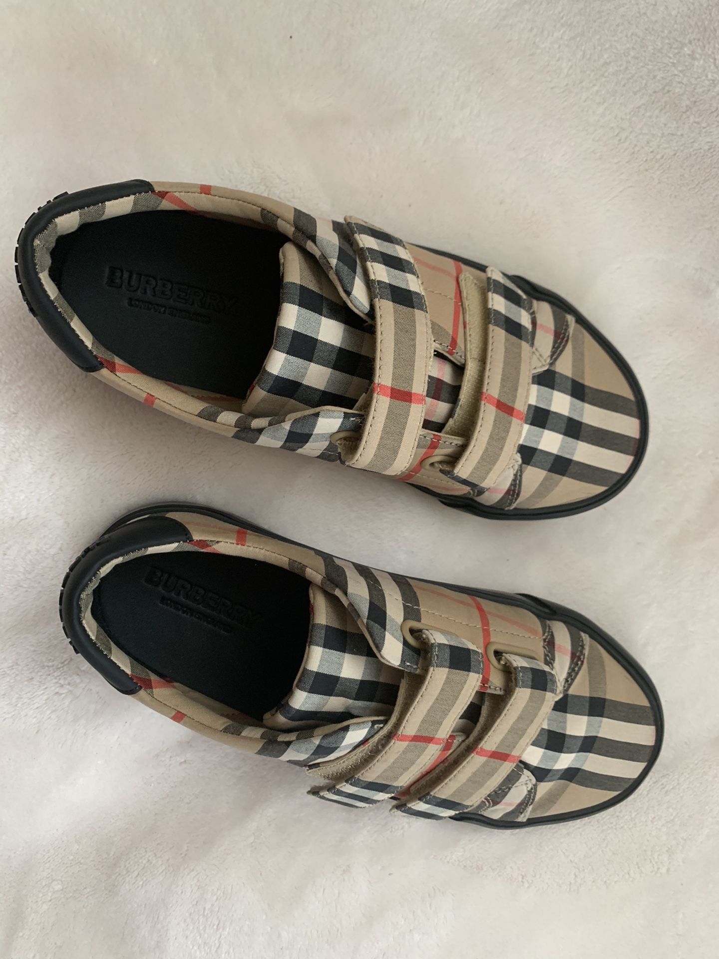 Burberry Mini Markham check sneakers