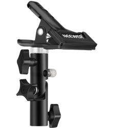 NEEWER Photo Studio Heavy Duty Metal Clamp Holder with 5/8" Light Stand Attachment for Reflector