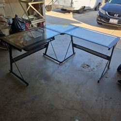 Glass Desk 