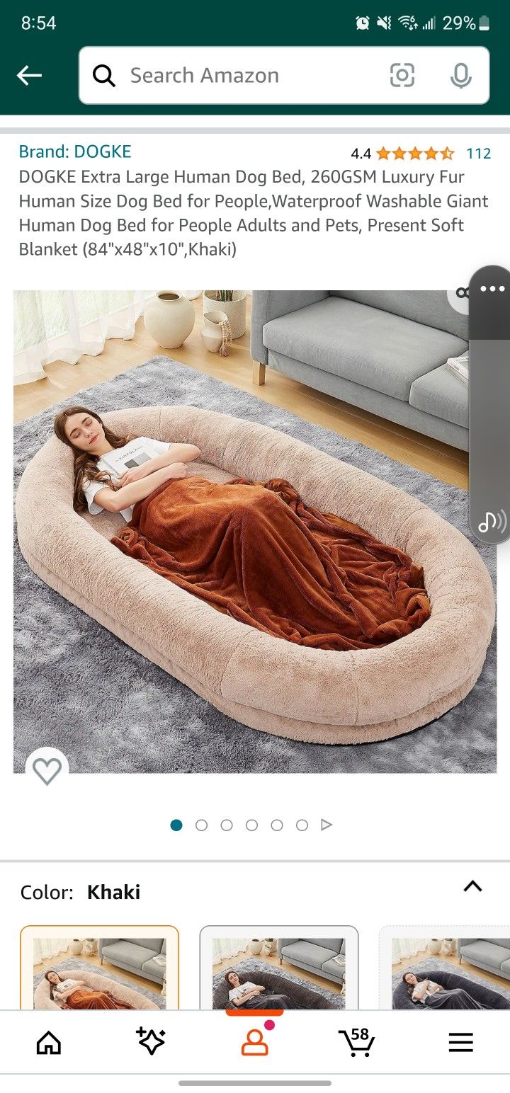 Bed For Human Or Dog