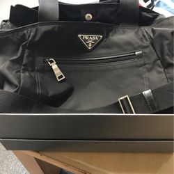 PRADA Tessuto Nylon Tote Black