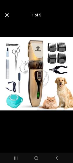 New in box Pet grooming clippers Dog Grooming Kit Cat & Dog Hair Trimmer cordless rechargeable