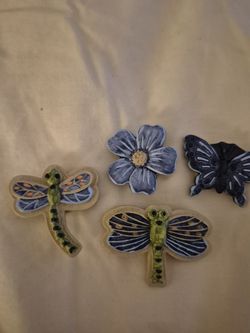 VINTAGE CERAMIC BUTTON COVERS