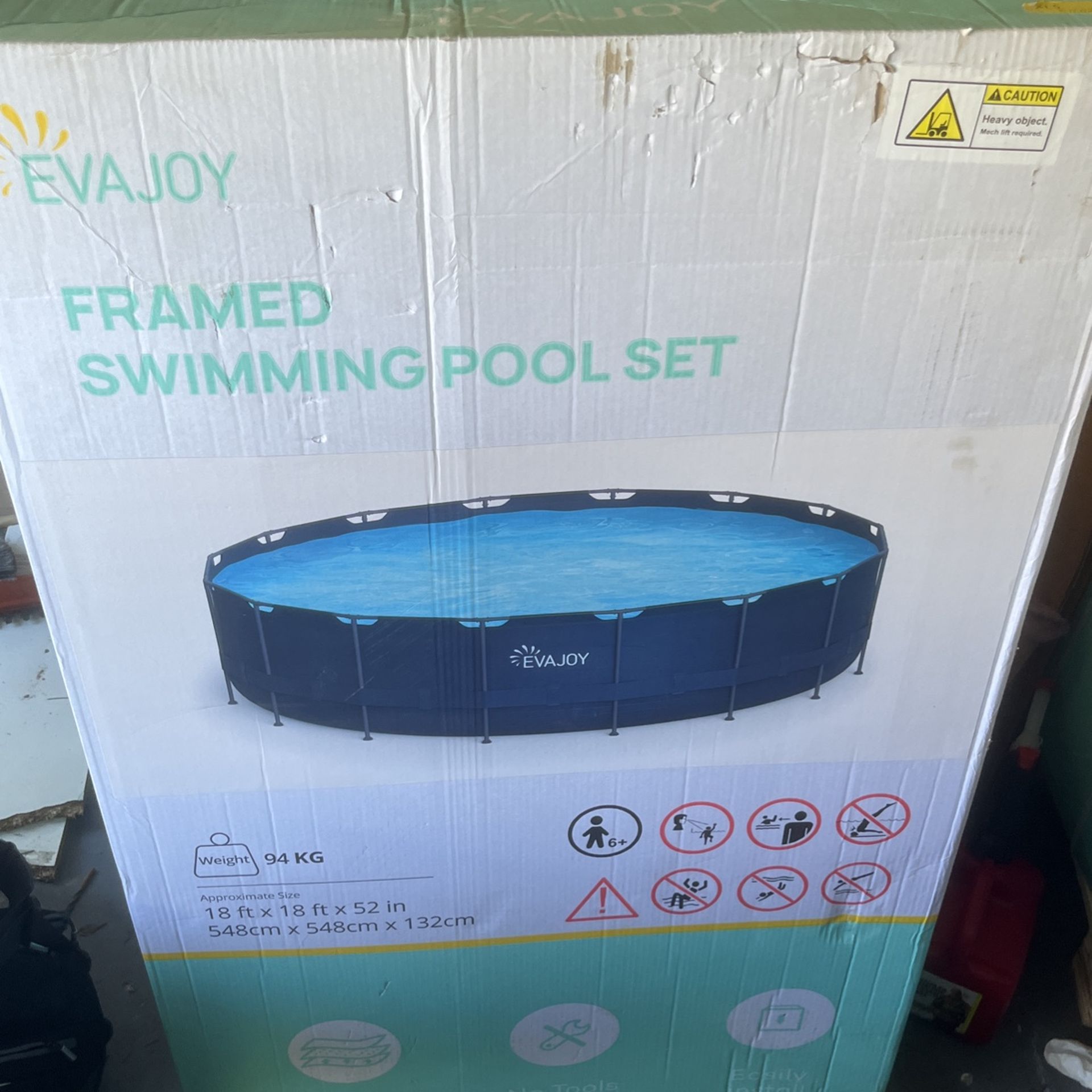 18ftx52inch Above Ground Pool Set