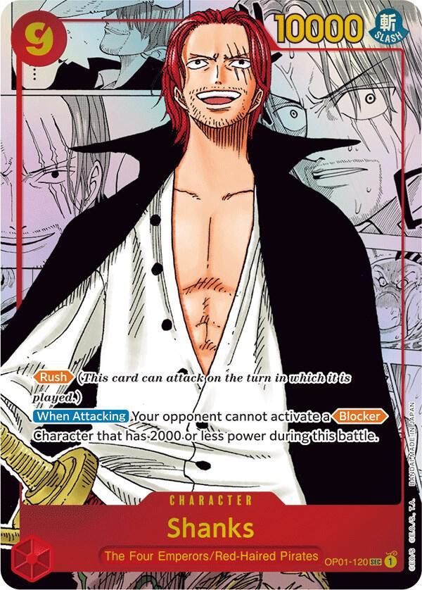 LTB Raw Op01 Manga Shanks