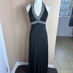 NWT BOUTIQUE COLLECTION PROM/ GOWN SLIP BLACK DRESS