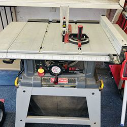 Craftsman Table Saw with dust bin– 15 Amp, Great Condition