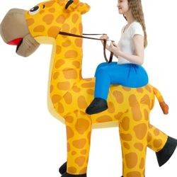 Blow Up Giraffe Costume