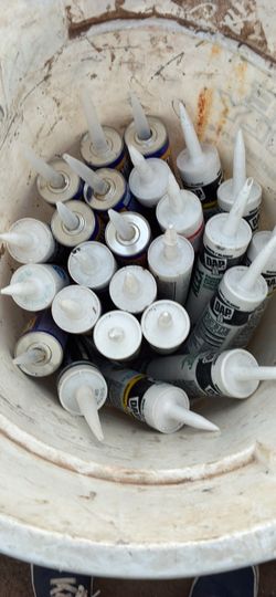 Caulking and silicon