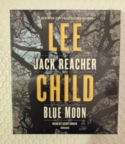 Blue Moon (Jack Reacher Unabridged Audiobook, 6 CDs) NEW/SEALED