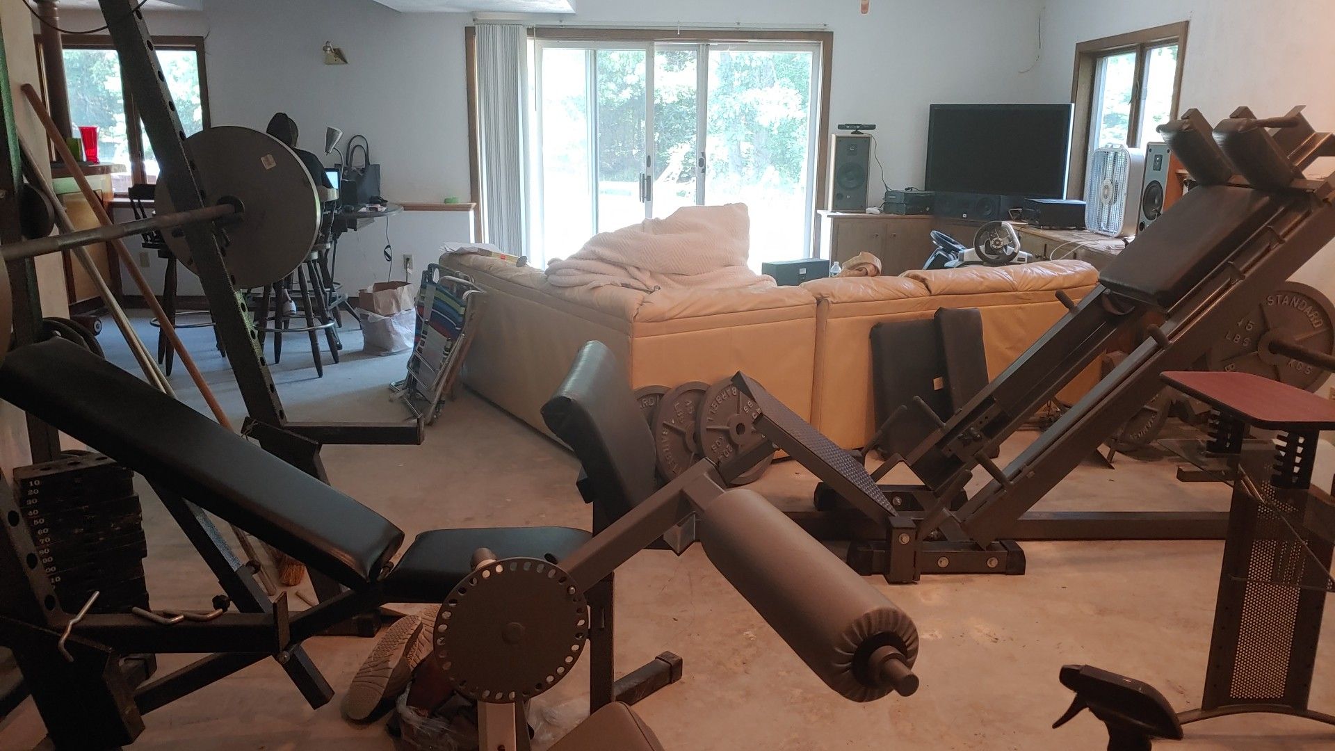 Professional grade gym equipment