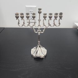 Silver Plated Menorah