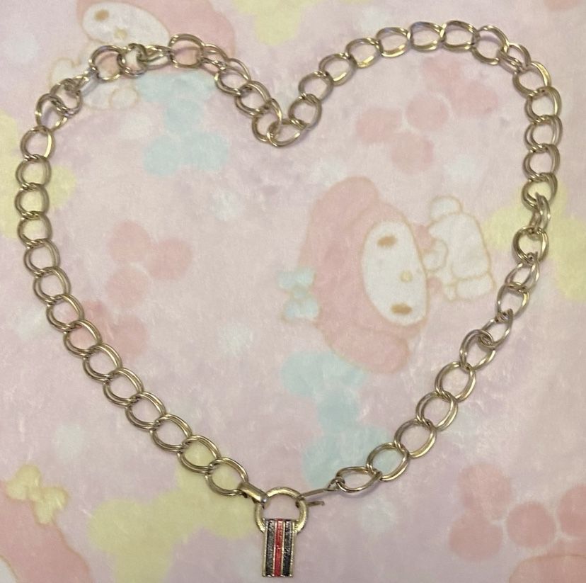 Antique Gucci 22k gold plated  chain with 22 k over 14k gold charm link belt