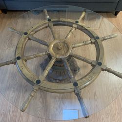 Ships’ Wheel Rotating Table