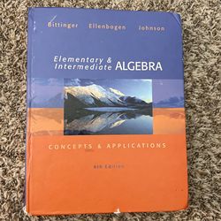 Elementary And Intermediate Algebra