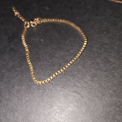 Gold Filled Squared Bracelet Fire Girls
