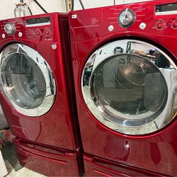 Lg washer and gas dryer set