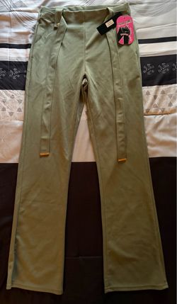 Women’s Extra Comfy Stretch Flare Pants Sage Green